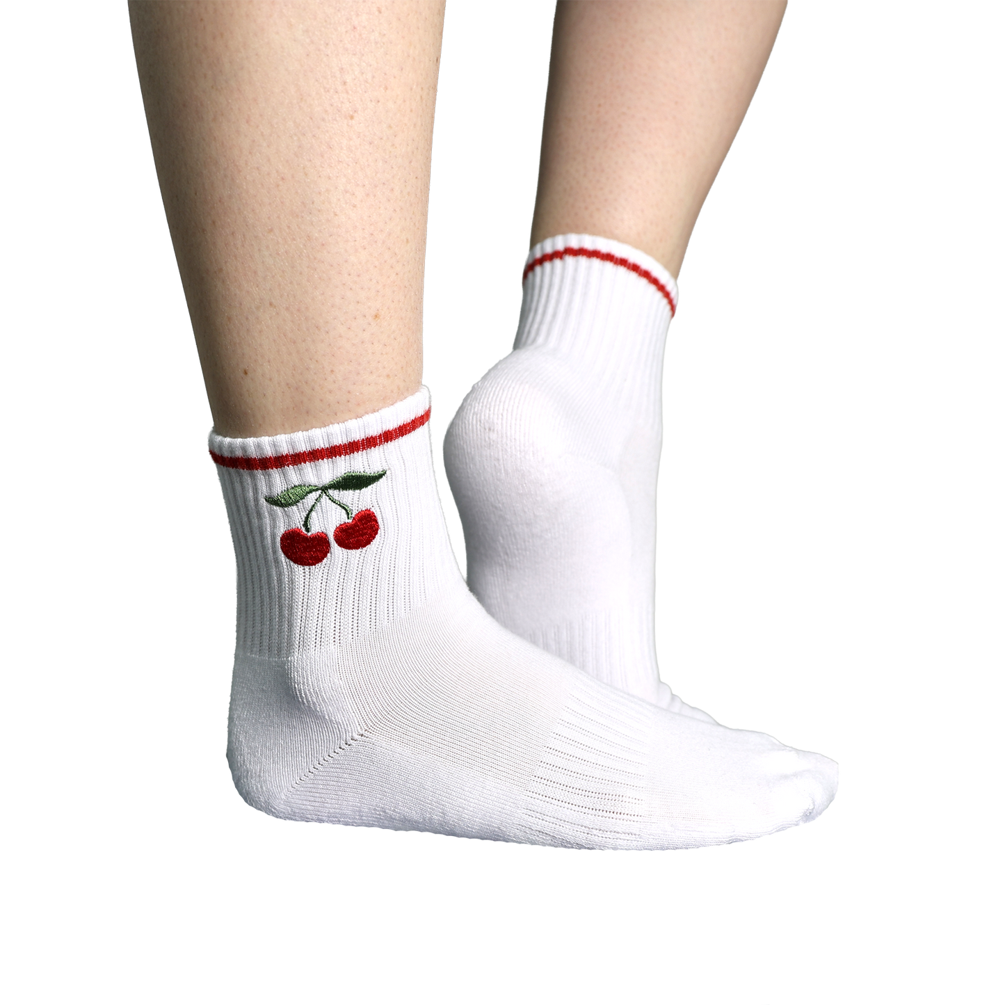 The Perfect Socks in Cherry