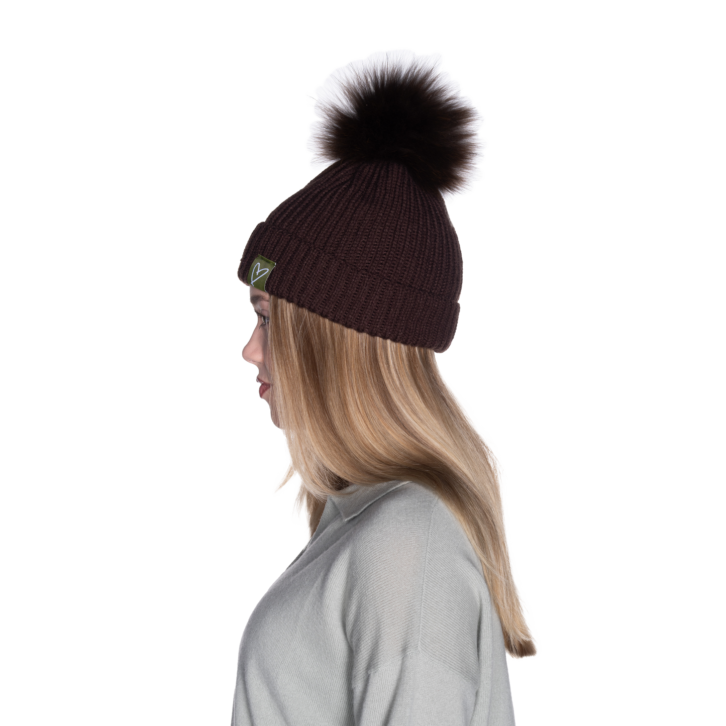 The That Girl Beanie - Brown + Brown