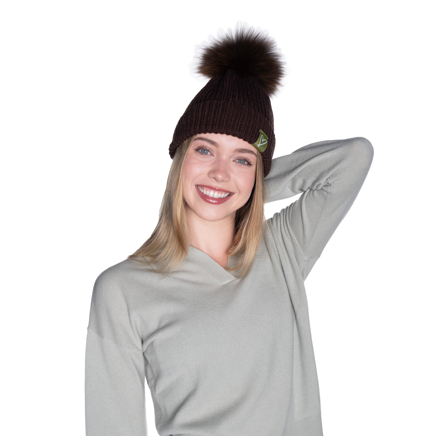 The That Girl Beanie - Brown + Brown