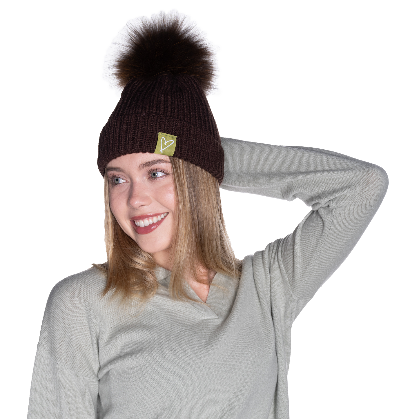 The That Girl Beanie - Brown + Brown