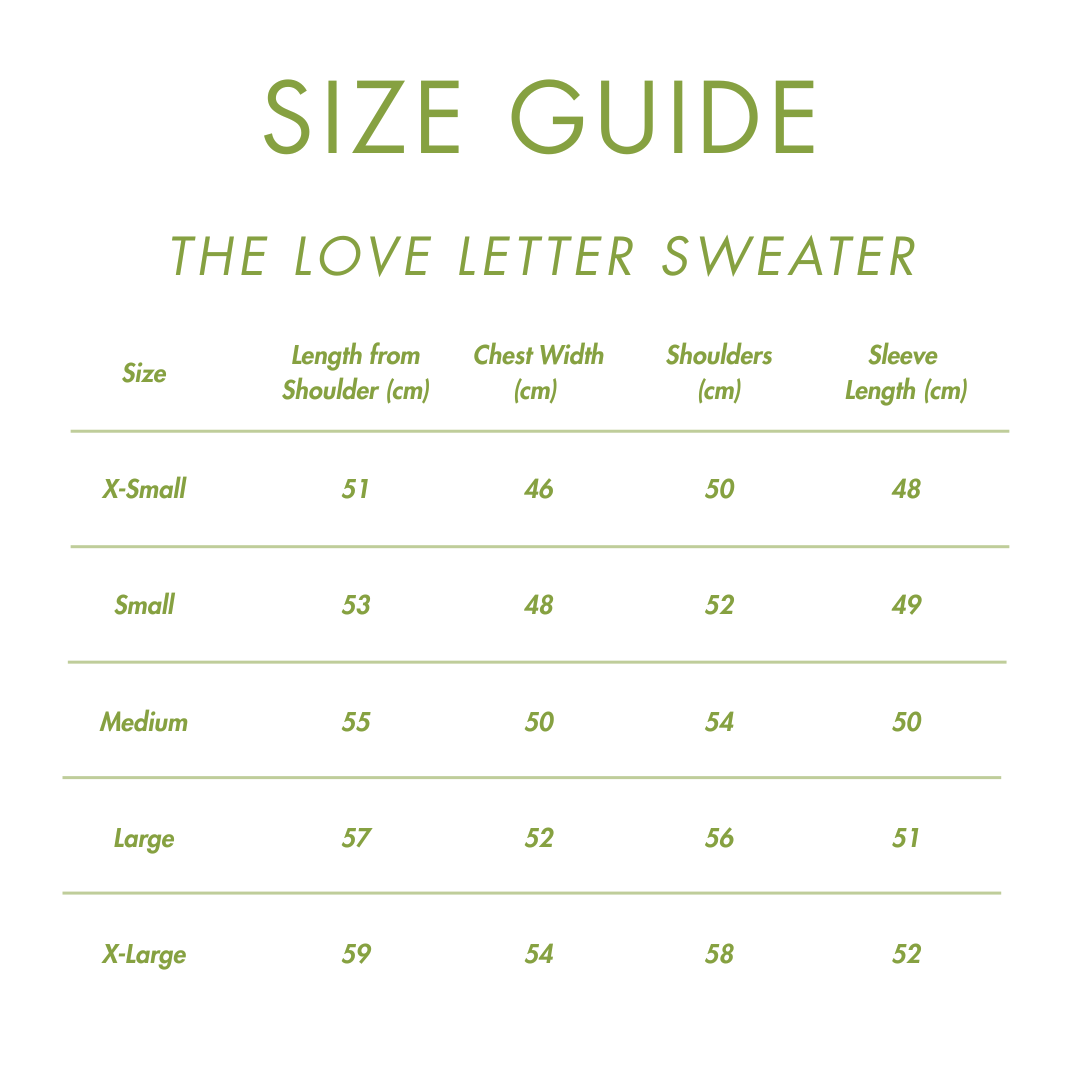 The Love Letter Sweater