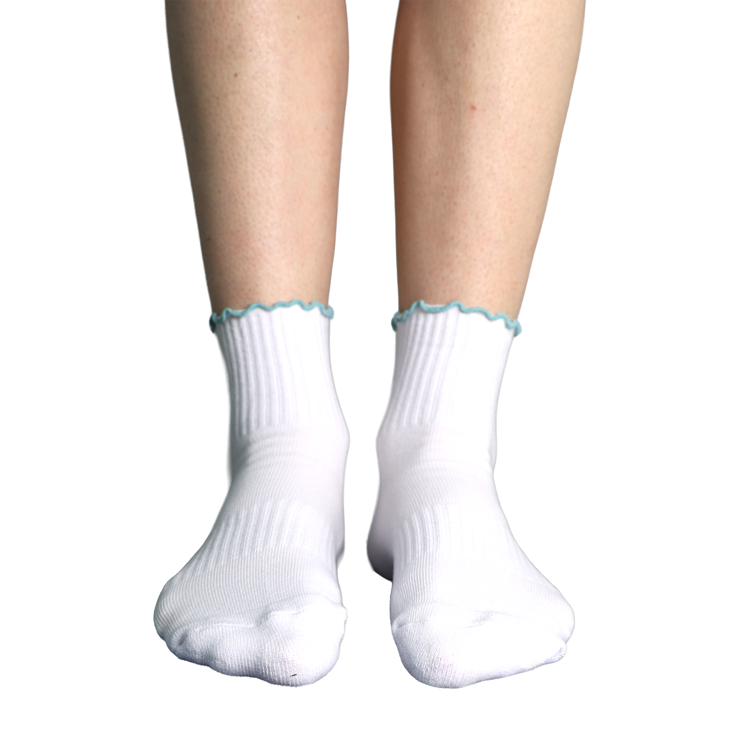 The Perfect Socks in Teal + Seafoam