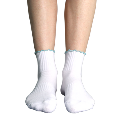 The Perfect Socks in Teal + Seafoam