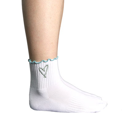 The Perfect Socks in Teal + Seafoam