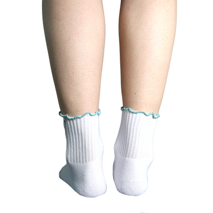 The Perfect Socks in Teal + Seafoam