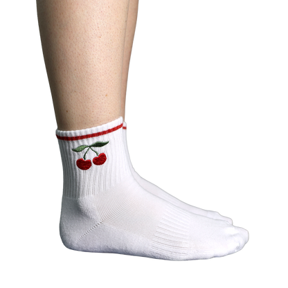 The Perfect Socks in Cherry