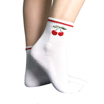 The Perfect Socks in Cherry