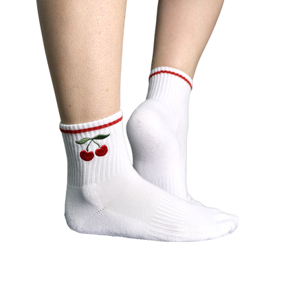 The Perfect Socks in Cherry