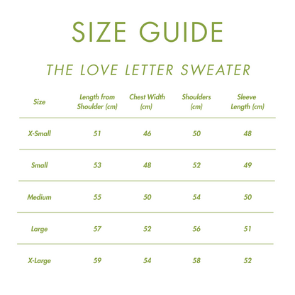 The Love Letter Sweater