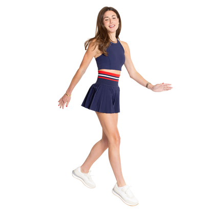 The Perfect Match Set in Navy - Skirt