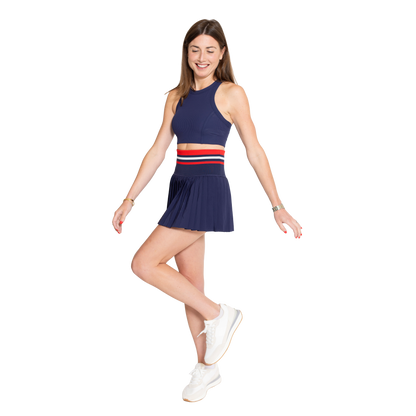 The Perfect Match Set in Navy - Skirt