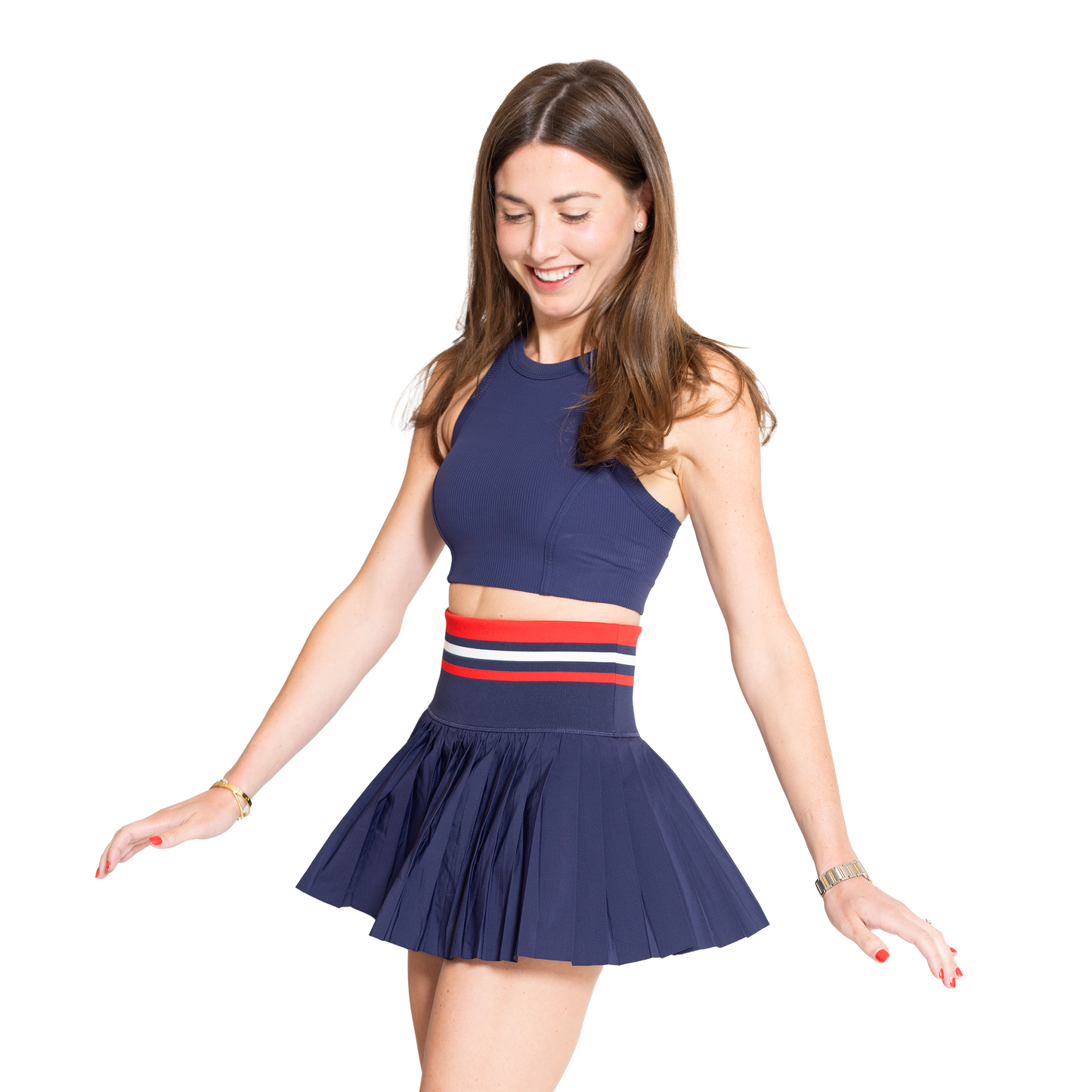 The Perfect Match Set in Navy - Skirt