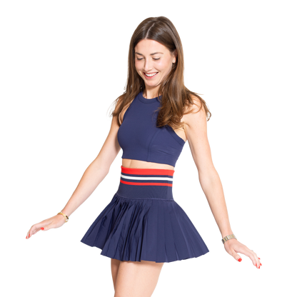 The Perfect Match Set in Navy - Skirt