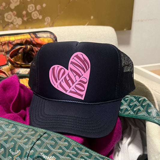 The Ruthie Hat - (Navy / Pink)